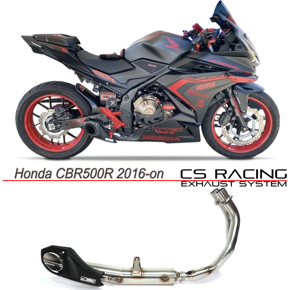 201623 Honda CBR500R CS Racing Full Exhaust Muffler  dB Killer
